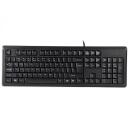 A4Tech Tastatūra KR-92 USB A4TKLA46007, 1.5m, melna, membrāna, USB, QWERTY, multivides taustiņi, atsevi&scaron;ķs ciparu bloks