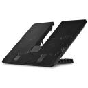 Deepcool U-Pal s&uuml;learvuti alus, DP-N214A5-UPAL, 2x140mm, 1000 RPM, 92.22 cfm, USB 3.0, must