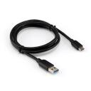 Sbox USB kaabel 1,5m CTYPE-15, 3.2 Gen 1, USB A isane, USB C isane, 5000 Mbit/s, must