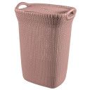 Laundry box Knit 57L 45,2x34,1x61,4cm pink 0803676204 Curver