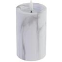 Besk LED k&uuml;&uuml;nal 9144978, 7,5x15cm, patareiga t&ouml;&ouml;tav, sisseehitatud LED vilkuva efektiga, marmoriefekt, siseruumides