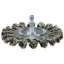 Ketashari 100 mm, 1/4"; HEX põimitud terasharjased D-76722 MAKITA