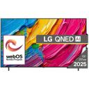 LG televizorius 86QNED80A3A, 86", 3840 x 2160, 4K Ultra HD, QNED, plok&scaron;čias ekranas, Edge-LED, Smart TV, DVB-C, DVB-S, DVB-S2