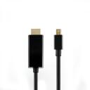Sbox HDMI Mini Dp M/M 2m HDMI-MINI-DP-2/R, 2m, HDMI t&uuml;&uuml;p A, Mini DisplayPort, 5 Gbit/s, kuldne kontakt