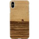 Man&Wood Nutitelefoni kate M7717W, 6.5, Pildiga pilt, Apple iPhone XS Max, Loomulik puit, Pol&uuml;karbonaat