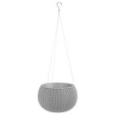 Keter Cozy S rippuv lillepott helehall 29201493913 28x28x18cm 3,2L