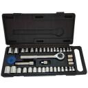 Beast v&otilde;tmekomplekt 8012122, 4-13mm, 5/32''-15/32'', 40tk, 1/4'' ja 3/8'' veos, p&ouml;&ouml;ratav v&otilde;ti, adapter