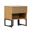 Nakts skapītis HAMPTON 50x40xH55cm, melamīns ar ozolkoka dekoru 45143