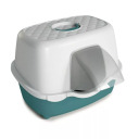 Kassik&auml;imla Tres Chic Outdoor 56x54,5x39cm valge/roheline 2199301 STEFANPLAST