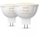 Philips Hue Gaismas spuldze WA 12V MR16 8719514491588, 5.1 W, GU5.3, 400 lm, 2200-6500 K, 2 gab.