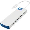 Hyper dokstatsioon Flex HD4103BUGL, 2xHDMI, 4K, valge/sinine