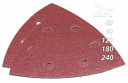 Deltveida smilšpapīru komplekts G60, 80, 120, 180, 240 (2gab./katrs) B-21618 MAKITA