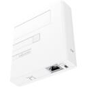 Mikrotik PoE inžektors GPEN11, 2 Gigabit Ethernet porti, 12-57V DC, balts, -40..+70C