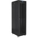 Lanberg Rack kapp 19" vabalt seisev 47U/800x1000, FF01-8047-23BL, RAL 9004, 151kg, 47U, reguleeritavad s&uuml;gavuse raudtee