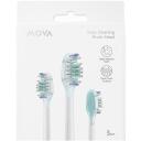 Mova zobu birstes galvas ABH2-CL, 3 gab., 4 zonu, elastīgas, PP + TPE