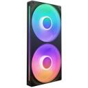 Nzxt Вентилятор для корпуса F280 RGB Core RF-U28HF-B1, 500-2000 RPM, 3.2 mmH2O, 8 RGB LED, черный