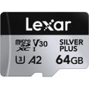 Lexar | SILVER PLUS | 64 GB | microSDXC | Flash memory class 10