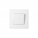 Switch MASTER, 1sw., u / p, with light, white BYLECTRICA