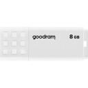 Goodram Pendrive UME2 8GB USB 2.0 UME2-0080W0R11, 8GB, 20MB/s, 5MB/s, baltas, USB 2.0, Linux, Mac OS, Windows 2000