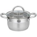 Resto Keta 92102 1.9L, Skersmuo 16 cm, Nerūdijantis plienas, Apvalios formos, 2 rankenos, Matavimo skalė, Indukcinis dugnas