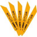 Dewalt stūmoklinis pjūklas DT2348-QZ 152 mm 10-14TPI Bi-Metalas, 5 vnt, sustiprinta dantų petys, anti-stick danga