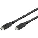 Goobay USB-C kabelis 74182, 0.5 m, 240 W, 40 Gbit/s, 4K60Hz, 8K60Hz, HDR10, USB Power Delivery