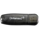 Intenso USB atmintinė 3502470 16 GB, USB 2.0, Skaitymo greitis 28 MB/s, Ra&scaron;ymo greitis 6.5 MB/s, Juoda