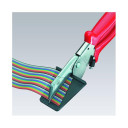 Ribonu vadu griezējs, KNIPEX, 94 15 215, hromēts, 56 mm asmens, 210 mm garums