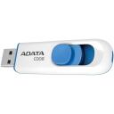 Adata USB m&auml;lupulk C008 AC008-32G-RWE, 32 GB, USB Type-A, Valge/Sinine, Ilma kaaneta, Kaasaskantav
