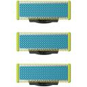 Philips habemen QP235/50, 3 tk, &uuml;hilduv OneBlade'iga, kahepoolsed terad, niiske ja kuiv raseerimine, kontuuride j&auml;rgimine