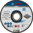 Grie&scaron;anas ripa metālam Standard 115x22x1.6 mm, Mazām leņķa slīpma&scaron;īnām PRO METAL GRIEZĒJDISKS, 2608603163, BOSCH