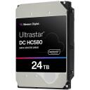 Western Digital HDD 0F62796 24TB, 7200 RPM, 512 MB, SATA, Ultrastar DC HC580, 5 В / 12 В, 550 ТБ/год, 298 MiB/c