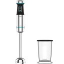 Hand blender 1200 W CrossBlades with a 4-blade titanium blade adjustable speed selector and Turbo mode XL shaft + 800 ml container Power TitanBlack 1200 XL 4290 Cecotec