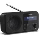 Sharp Tokyo kaasaskantav digitaalne raadio DR-P420(BK), DAB/DAB+/FM, Bluetooth 5.0, 4 x AA, must