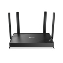 TP-Link Archer BE220 belaidis mar&scaron;rutizatorius Wi-Fi 7 Dual-Band iki 3600 Mbps EasyMesh HomeShield 4&times; antenos 1&times; WAN 4&times; LAN Gigabit Juoda