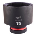 SHOCKWAVE&trade; IMPACT DUTY TRIECIENIZTURĪGAS UZGRIEŽŅU MUCIŅAS, 70 MM 1" IMPACT SOCKET STD - 1PC, 4932480423 MILWAUKEE