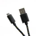 Sbox USB kabelis USB-1031B, 1m, USB A M, microUSB M, 480 Mbit/s, pīts kabelis, melna