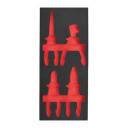 TUK&Scaron;I PUTU IELIKTŅI TĒRAUDA UZGLABĀ&Scaron;ANAI, EMPTY 4 PC INSULATED PLIERS SET FOAM INSERT, 4932493679 MILWAUKEE