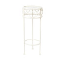 Ziedu statīvs SANDY D20xH50cm, antīki balts 76625