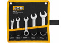 Kombinēto trīskār&scaron;o atslēgu komplekts, JCB, JCB-50516, 10-19 mm, CrV tērauds, 5 gab.