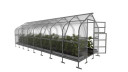 Siltumnīca KLASIKA DROP 2,5x8m ar 4mm polikarbonāta KLASIKA GREENHOUSE