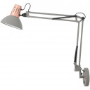 Sienas lampa ar slēdzi ARTEMIA+, AC220-240V, 1xE27, 40W, IP20, pelēks; OS-ARTW-E27-15-DEC GTV