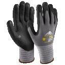 Neilona/spandex cimdi ar melnu punkt.putu nitrila pārklājumu ACTIVE FLEX F3140,11/2XL izm ACTIVE GEAR