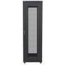 Lanberg Rack kapp 19 42U FF01-8042-23B, 800mm, 42U, 800kg, IP20, perforatsiooniga uks, 4 ventilaatorit