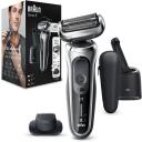 Braun Skuveklis 71-S7200cc, 50min, slapjai un sausai skū&scaron;anai, sudraba/melns, precīzs trimmeris, SmartCare Center