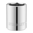 1/4 collu 14mm 6 punktu uzgalis, izturīgs hromēts, STMT86114-0, STANLEY
