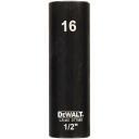 DeWALT triecienmuciņa 16mm 1/2 in, 78mm, dziļa, 1 gab.