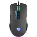 Fury Vadu spēļu pele NFU-1699, 500-6400 DPI, 7 pogas, 160 m, USB, simetrisks dizains, RGB apgaismojums