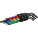 &Scaron;e&scaron;iakampių veržliarakčių rinkinys 9 vnt., 1,5-10 mm, C1997LM/9P BAHCO