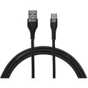 Tracer USB kabelis TRAKBK47486, 1m, USB A, USB Type-C, 48W, 2.4A, 480Mbit/s, melns